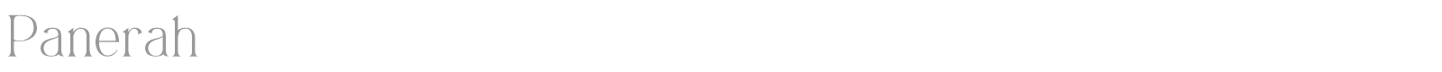 Panerah font preview